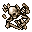 slain halloween skeleton