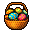 easter eggs basket