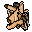 wooden trash
