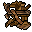 wooden trash