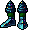 Blue Christmas Boots