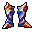 Blue Glow Boots