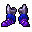 Evil Purple Boots